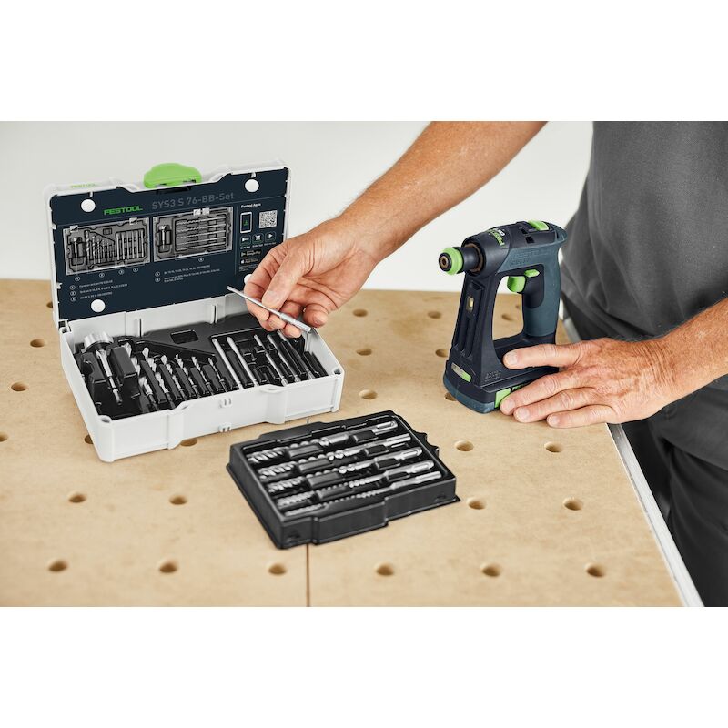 BIT- EN BORENSET SYS3 S 76-BB-SET - 578119 - FESTOOL