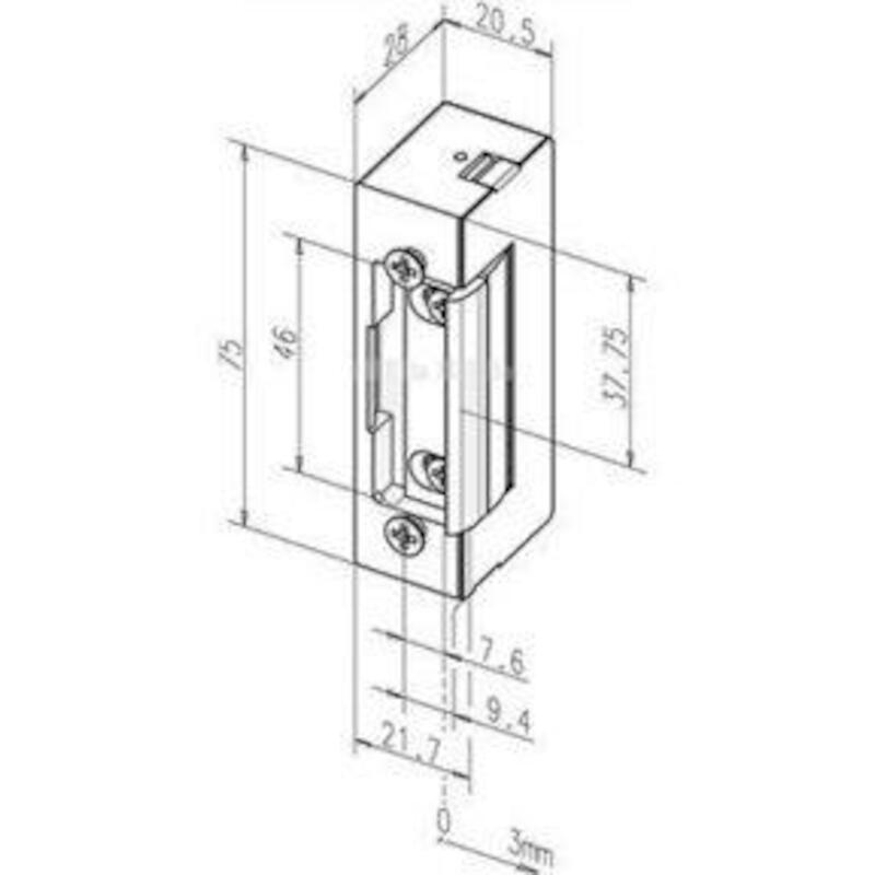 ELEC.DEUROPENER 8-16V DC    27E - EX.VOORP. EFFEFF