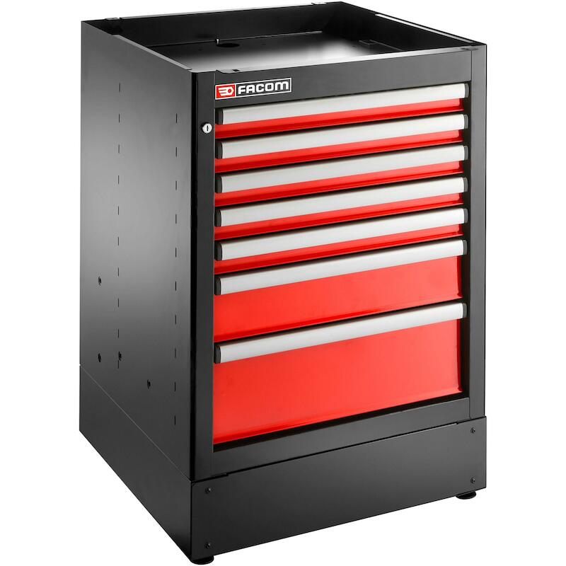 MEUBLE BAS 7 TIROIRS ROUGE  JLS3-MBS7T       FACOM