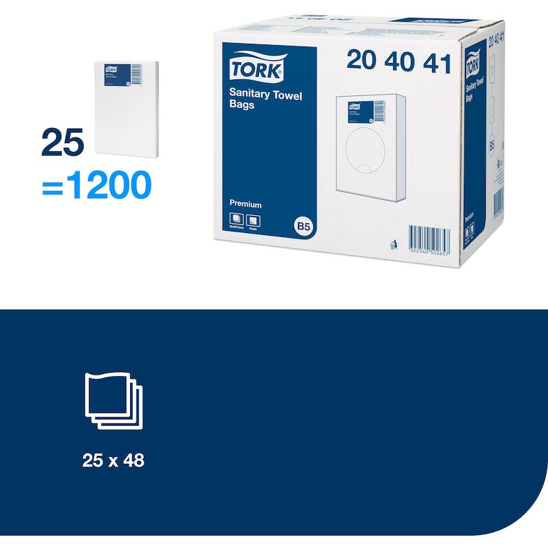 DAMESVERBANDZAKJE - TORK 204041 - 1200 EA