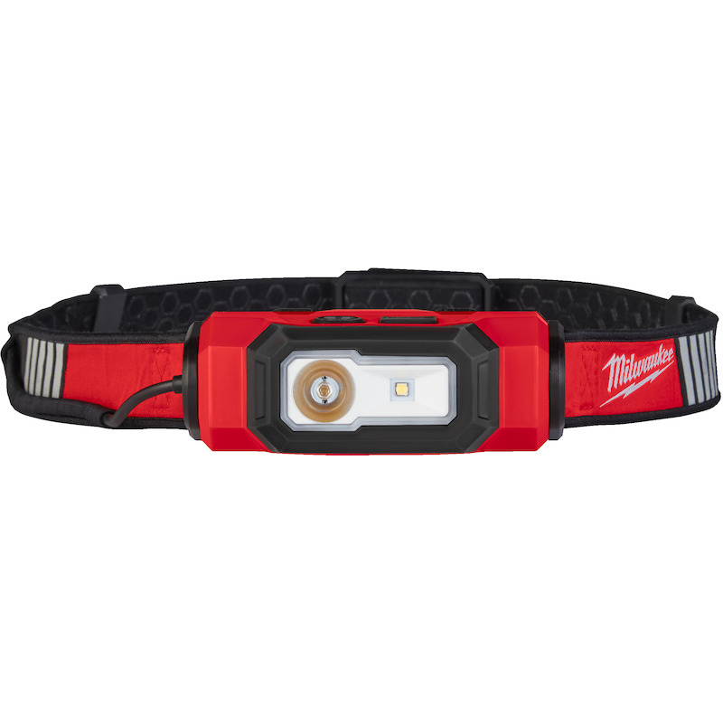 Milwaukee - Lampe frontale led rechargeable pour casque - L4 HL-VIS-301 - 4 V - 1x 3,0 Ah - 600 lm - 03205884