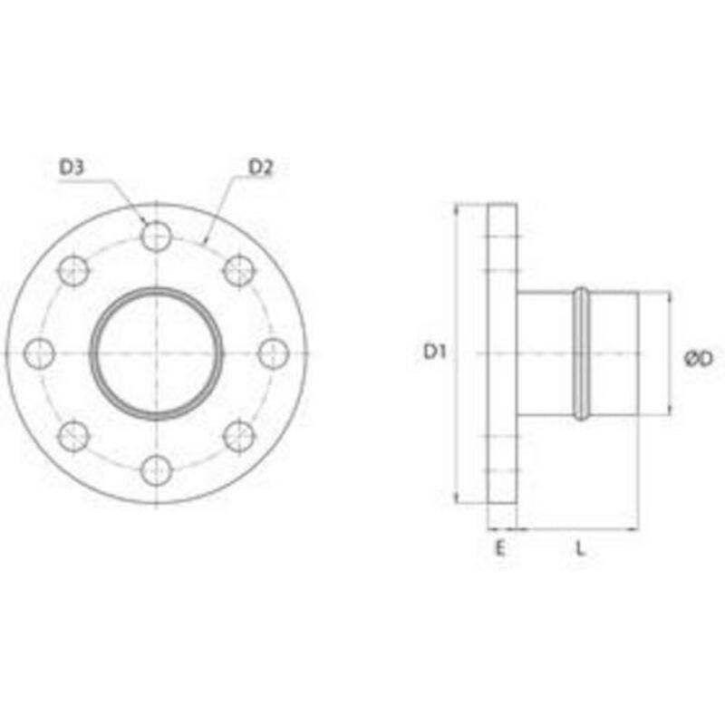 FLENS RVS DN65/76MM         RX30 L1 00    TRANSAIR