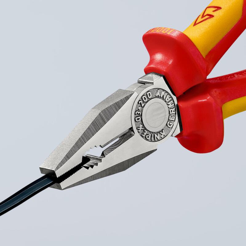 Knipex - Combinatietang - 03 06 200 - vde - Verchroomd - 200 mm - 41190175