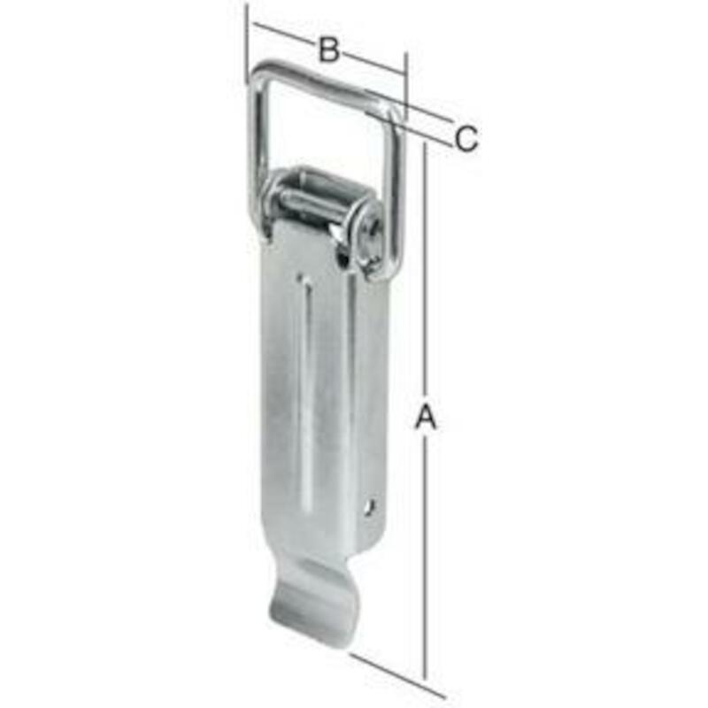 KISTSLUITING                           52X23 GALV
