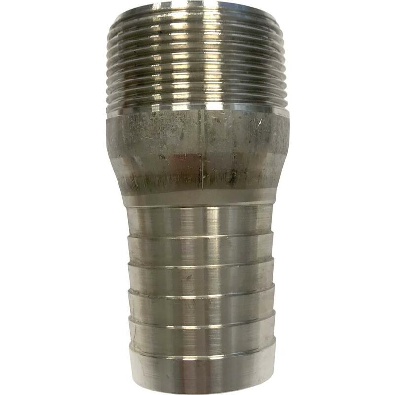 SLANGPILAAR  20MM X 3/4" M/BSPT                RVS