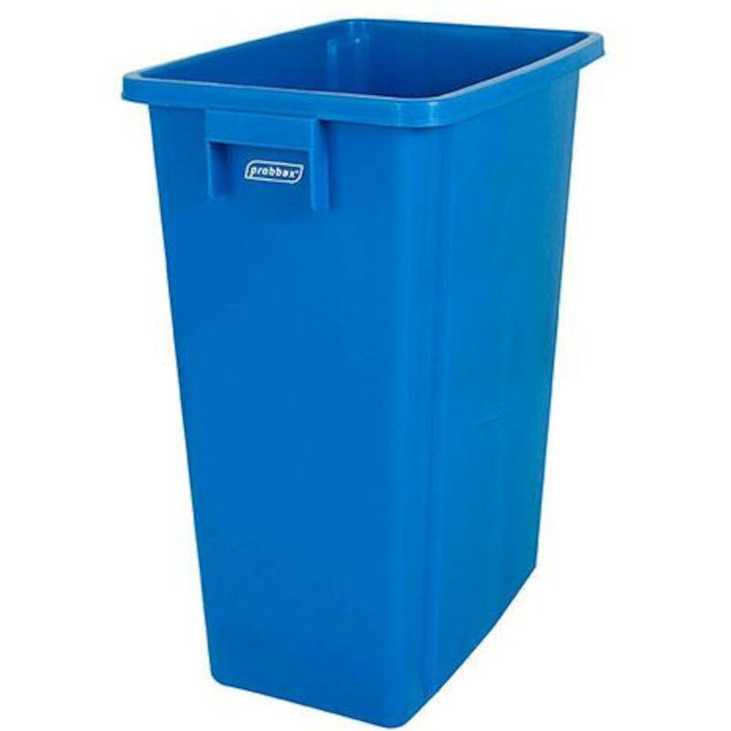 POUBELLE 60L.BLEU           320X460X580MM  PLASTIB
