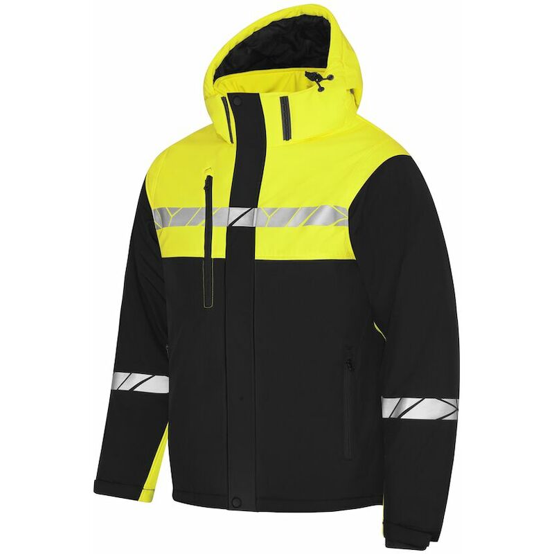 JAS SOFTSHELL GEVOERD       7415 ZW/GE  4XL PROJOB