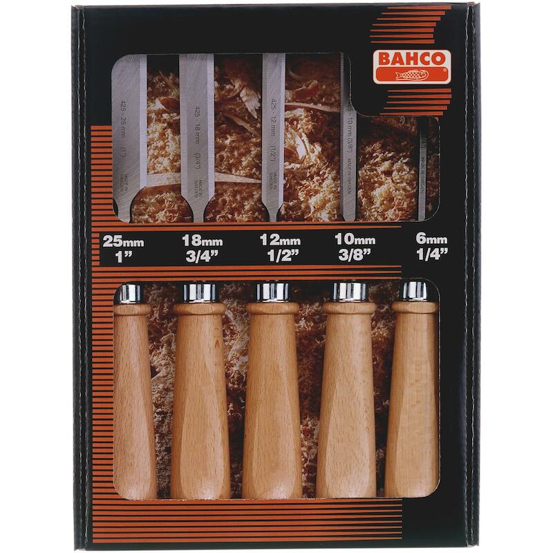 JEU DE CISEAUX À BOIS       425-082 5PCS     BAHCO