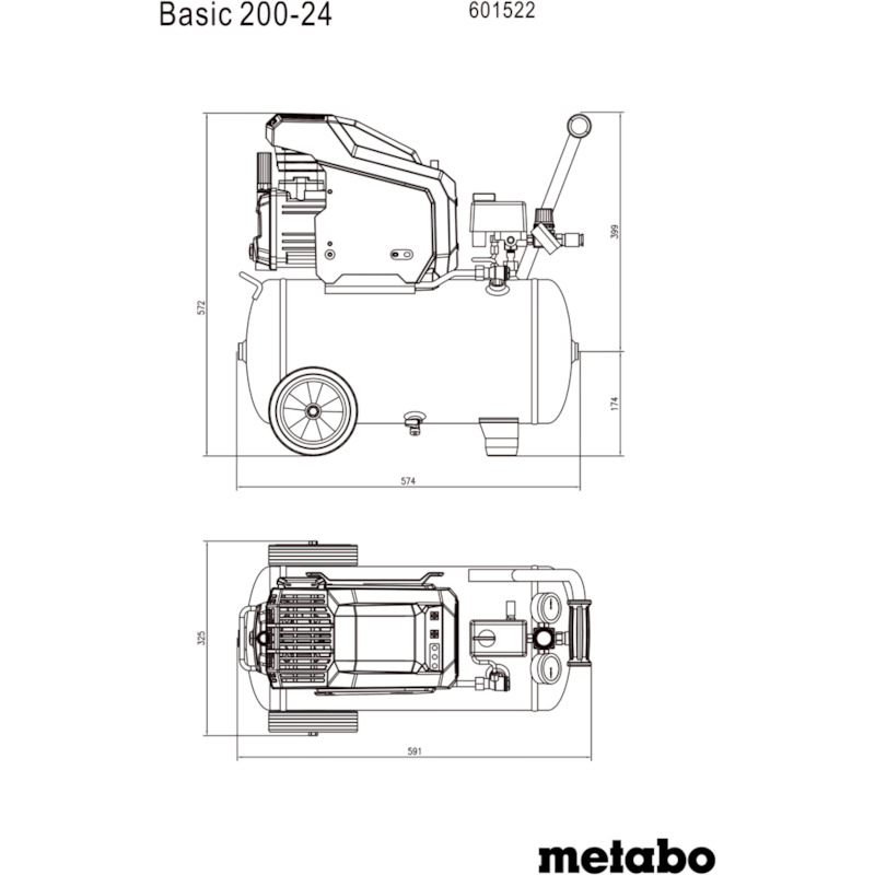 COMPRESSOR 1,2KW            200-24          METABO