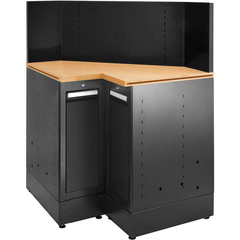 MEUBLE D'ANGLE PLANTRAV.BOI JLS3-MBSCSWBS NOIR FAC