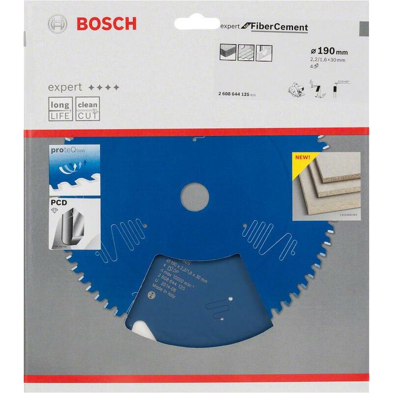 CIRKELZAAGBL.190X2,2X30 FIB.2608644125 4T    BOSCH