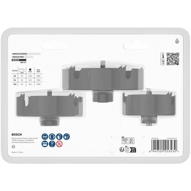 JEU SC.CLOCHES CARB BOIS    2608594503 (3PC) BOSCH
