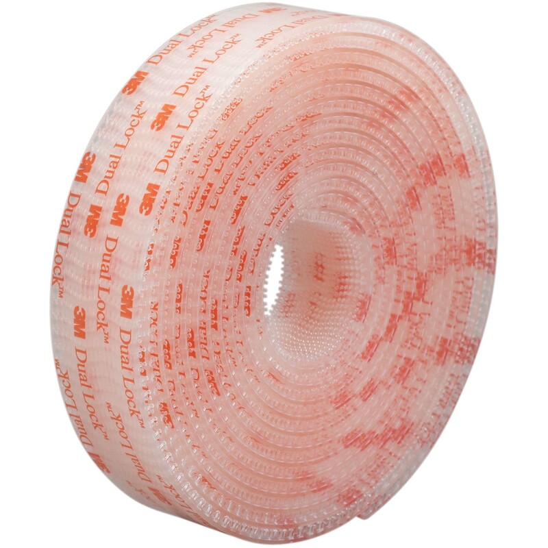 3m - Reclosable fastener - Dual Lock - SJ356D - SJ3560 - Self-adhesive - Clear - 25 mm x 5 m - 5.7 mm - 19091840