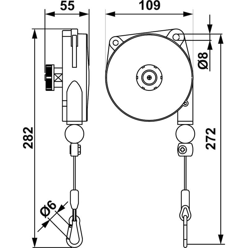 VEERBALANCER 0,4-1KG/1,6M   9311              REMA