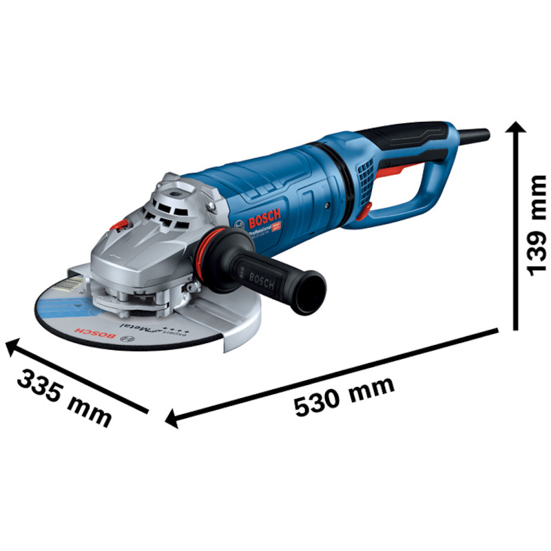 MEUL.D'ANGLE 2700W/230MM    GWS 27-230 PR    BOSCH