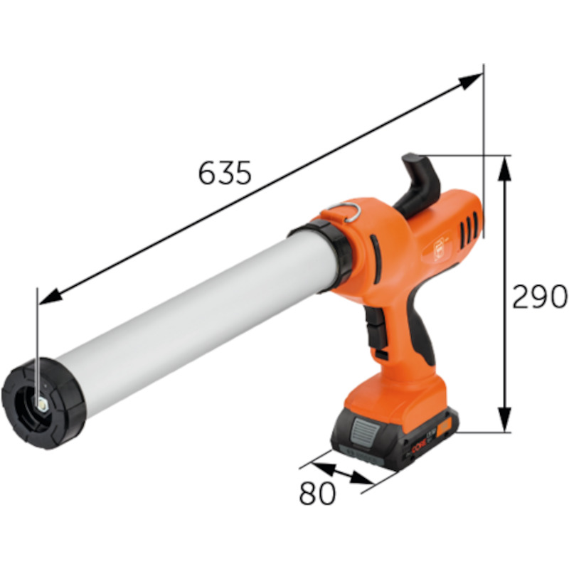 ACCUPISTOOL 18V/BODY        AKP 18-600 AS     FEIN