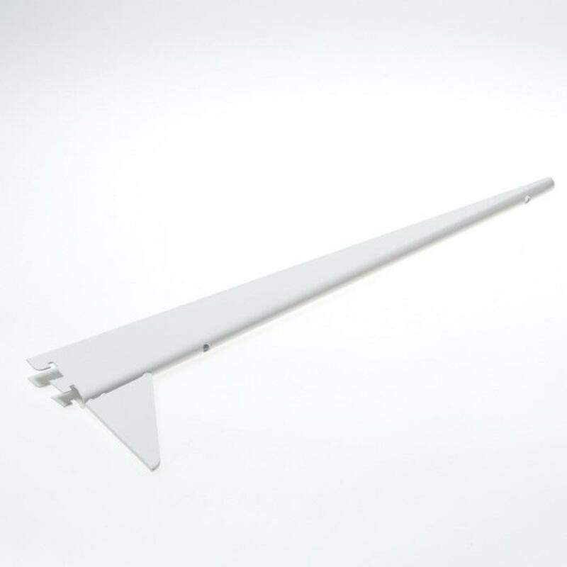 SUPPORT-ÉTAGERE DROIT BLANC 4050 45CM 100KG RENF.