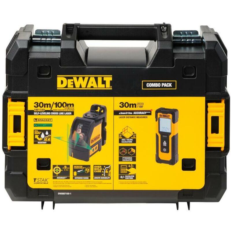 LASER EN CROIX + TÉLÉMÉTRE  DW0887100 (TSTAK)DEWAL