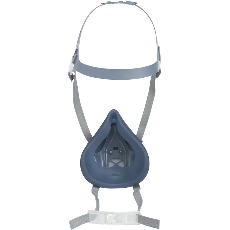 HALFGELAATSMASKER SILICONERUBBER     7503 - LARGE