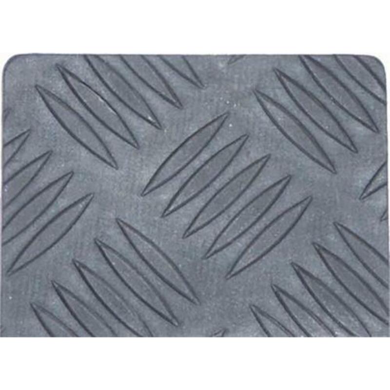 TAPIS STRIÉ LARGE 10X1,4M   SBR NOIR - 3MM