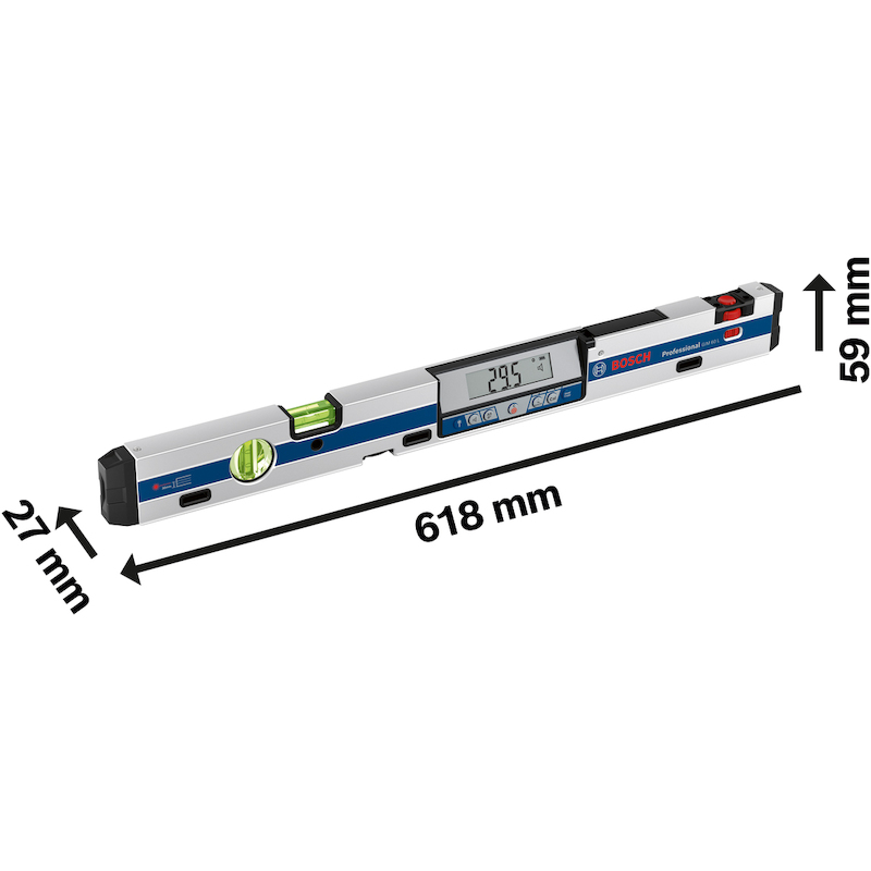 HELLINGMETER 600MM DIG.     GIM 60 L (TAS) MAGN.