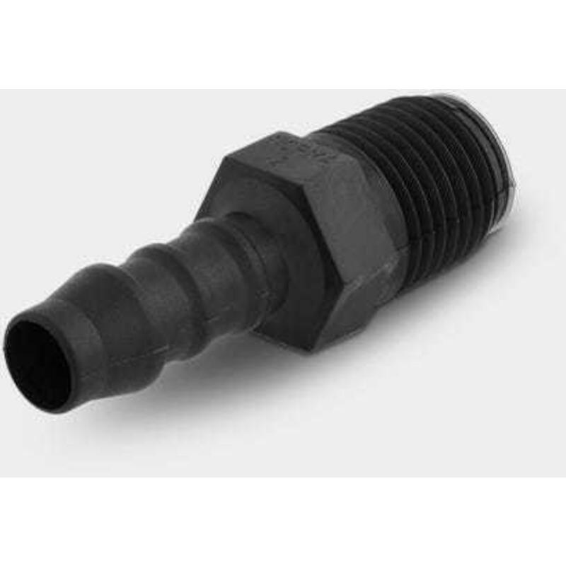 SLANGPILAAR 6MM X 1/4"M/BSPT  GES06R1-4   NYL.
