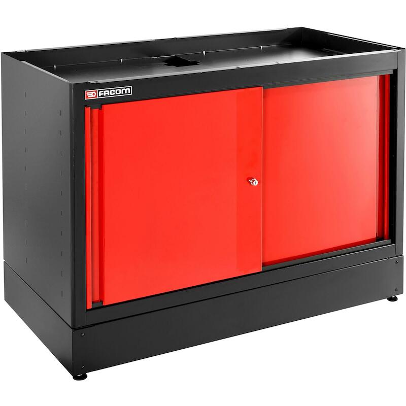 MEUBLE BAS DOUBLE 2 P.COUL. JLS3-MBDPP ROUGE FACOM