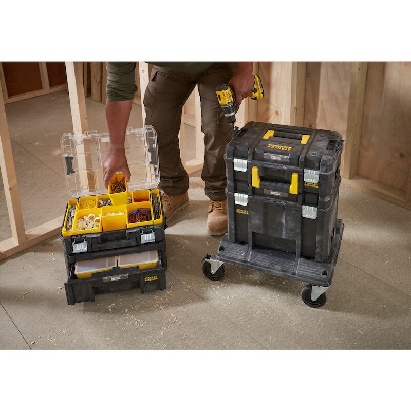 OPBERGKOFFERS+TROLLEY       FMST1-80107 PRO-STACK