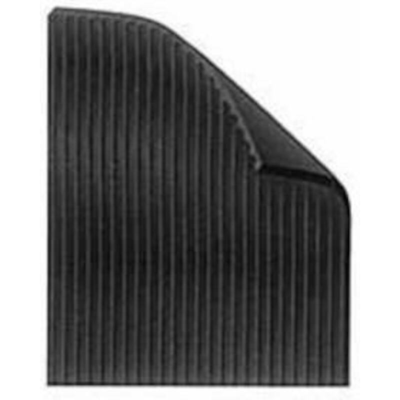 TAPIS CAOUT.MILLIST.10X1,2M SBR NOIR - 3MM