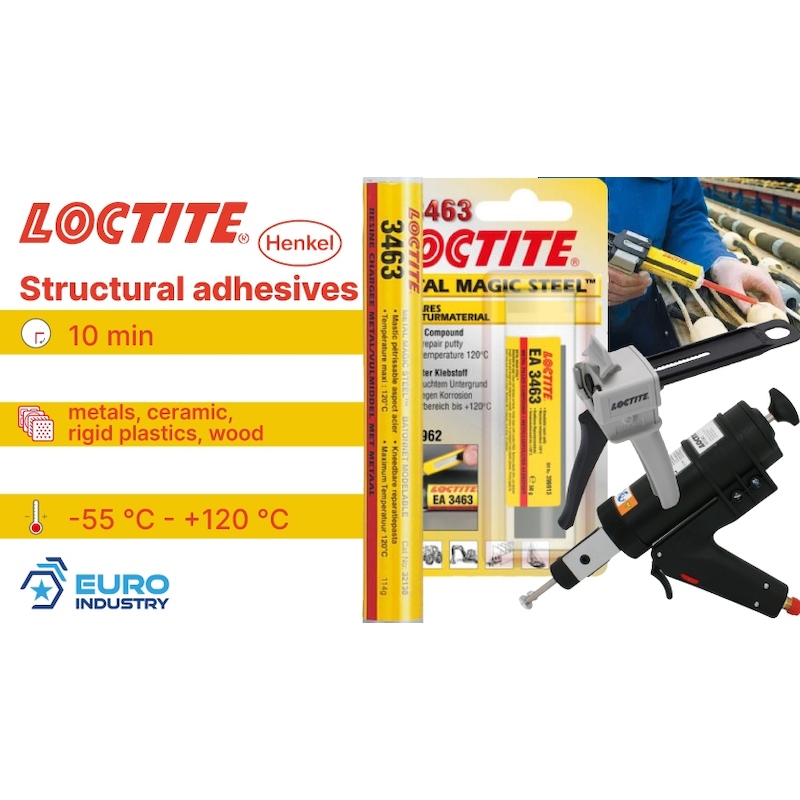 METAL MAGIC STEEL STICK     EA 3463 - 121G LOCTITE