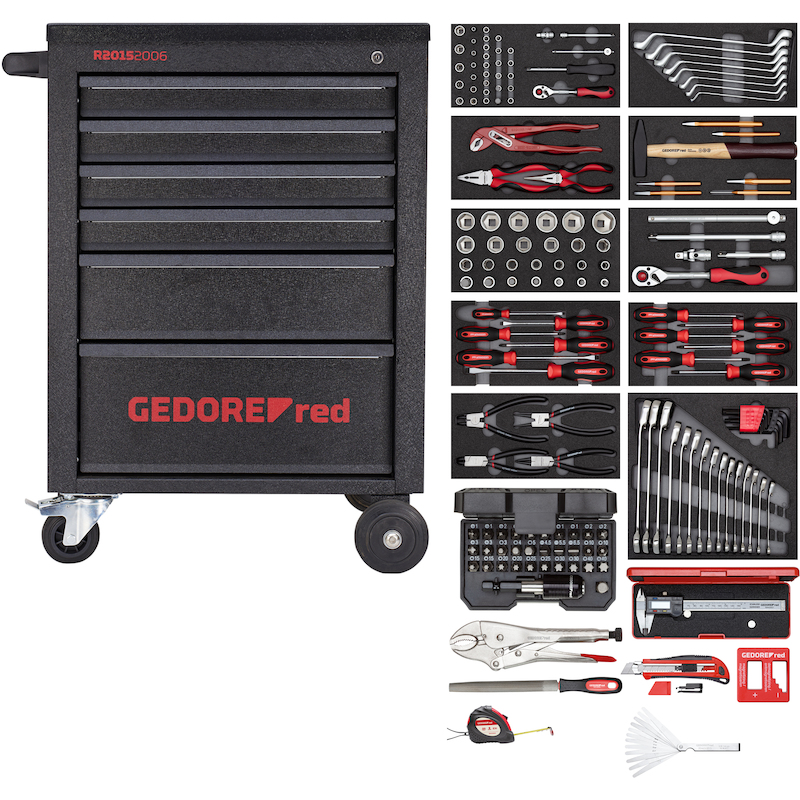 GEREEDSCHAPSWAGEN MECHANIC  R2156 (166ST)GEDORE RE