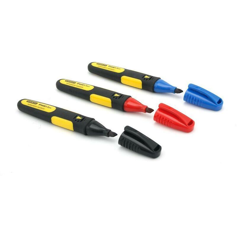 Stanley - Jeu de marqueurs - Fatmax - Rouge / noir / bleu - 3 pièces - 0-47-315 - 02603046