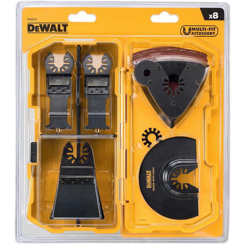 JEU SCIE PLONG.MULTITOOL    DT20731-QZ (8PC)DEWALT