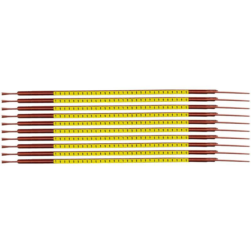 MARQUEUR '1' NOIR/JAUNE     332951(300)      BRADY