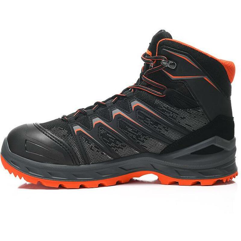 HOGE SCHOEN - LOWA LARROX WORK GTX - S3 ZWART EN ORANJE 47
