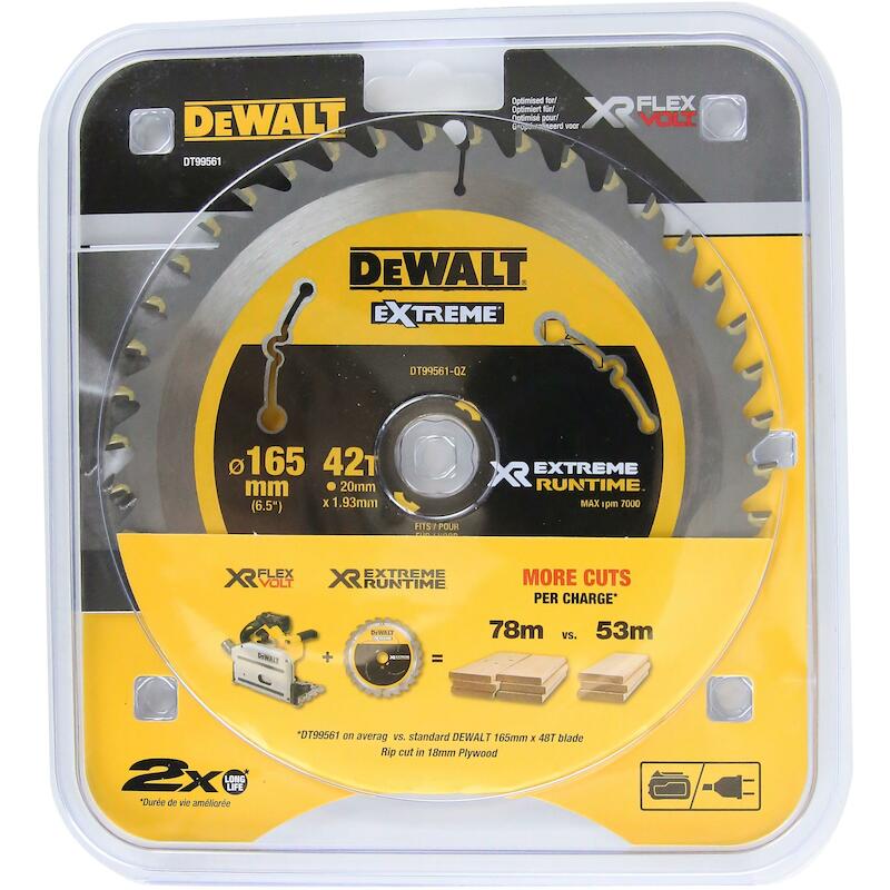LAME SCIE CIRC.165X20 XTREM.DT99561-QZ 42D  DEWALT