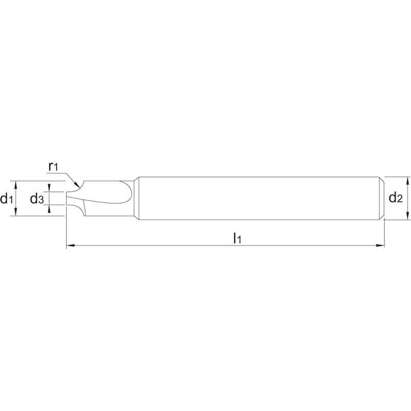 RADIUSFREES VHM CI-S8            36.430 8X50XR1 PH