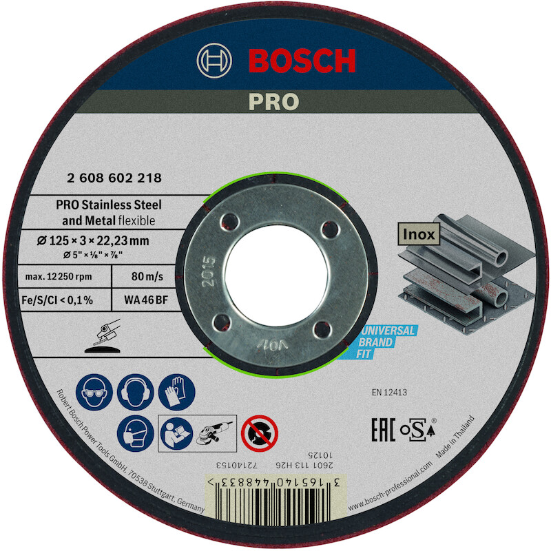 AFBRAAMSCHIJF 125X3,0X22,23 2608602218       BOSCH