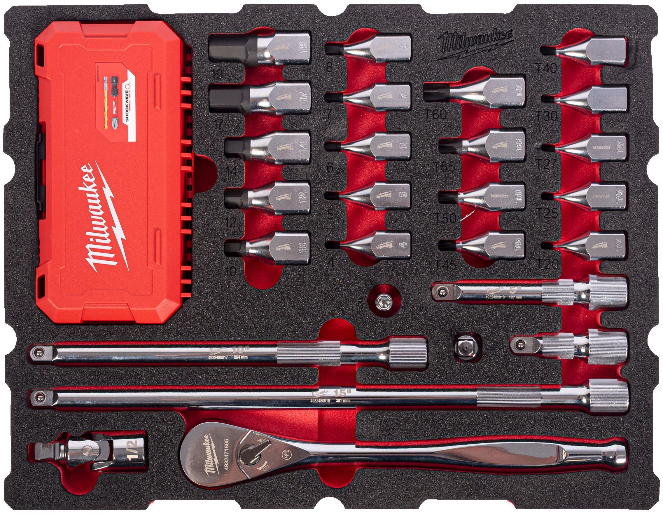 FOAMMODULE HANDDOPPEN 1/2"  4932501870 (67ST) MILW