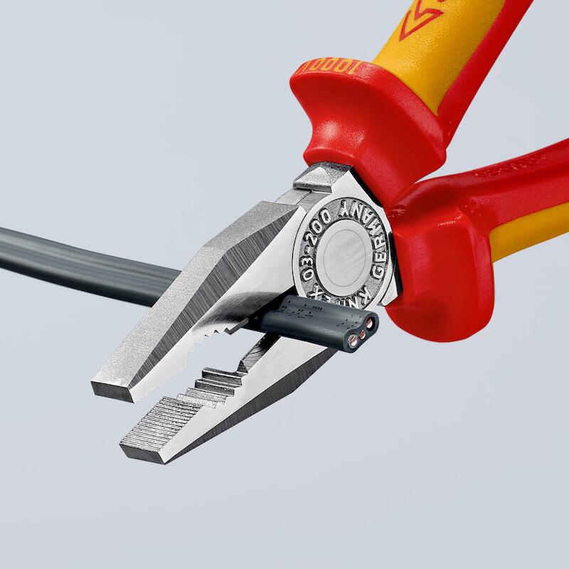 Knipex - Combinatietang - 03 06 200 - vde - Verchroomd - 200 mm - 41190175