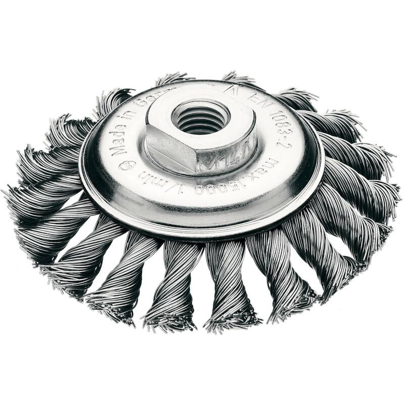 BROSSE CONIQUE 100MM        471157 ACIER  LESSMANN