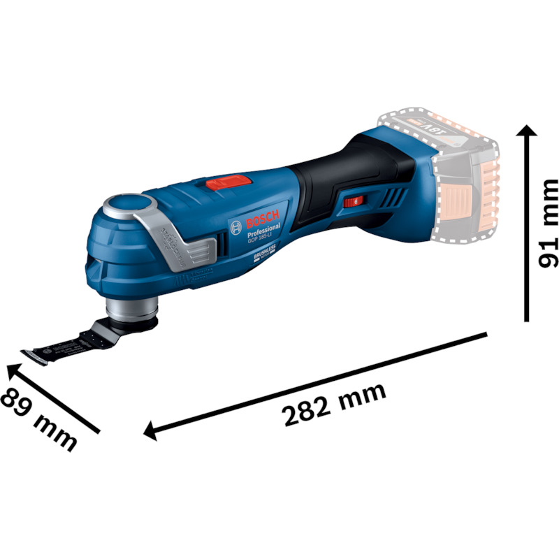 ACCU-MULTITOOL 18V/BODY     GOP 18V-34(L-BOXX)BOSC