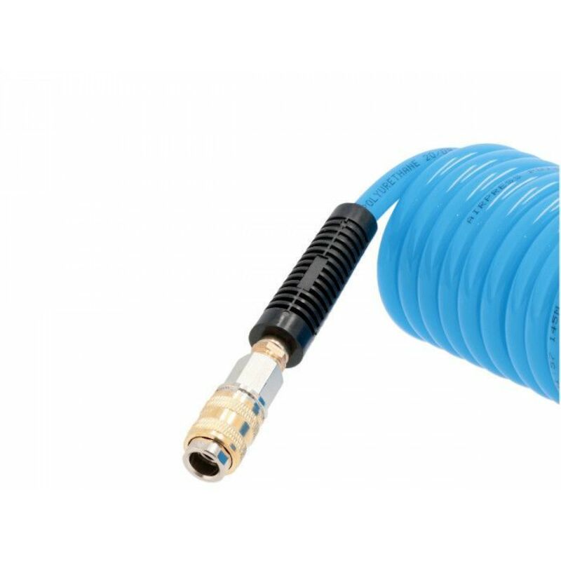TUYAU SPIR.PU 12X1/4" BLEU  4304225 (7,5M)AIRPRESS