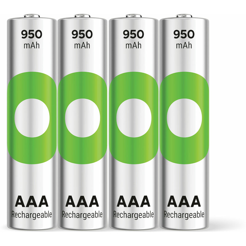 BATT.RECHARGEAB.NIMH-950MA  AAA           (4PC) GP
