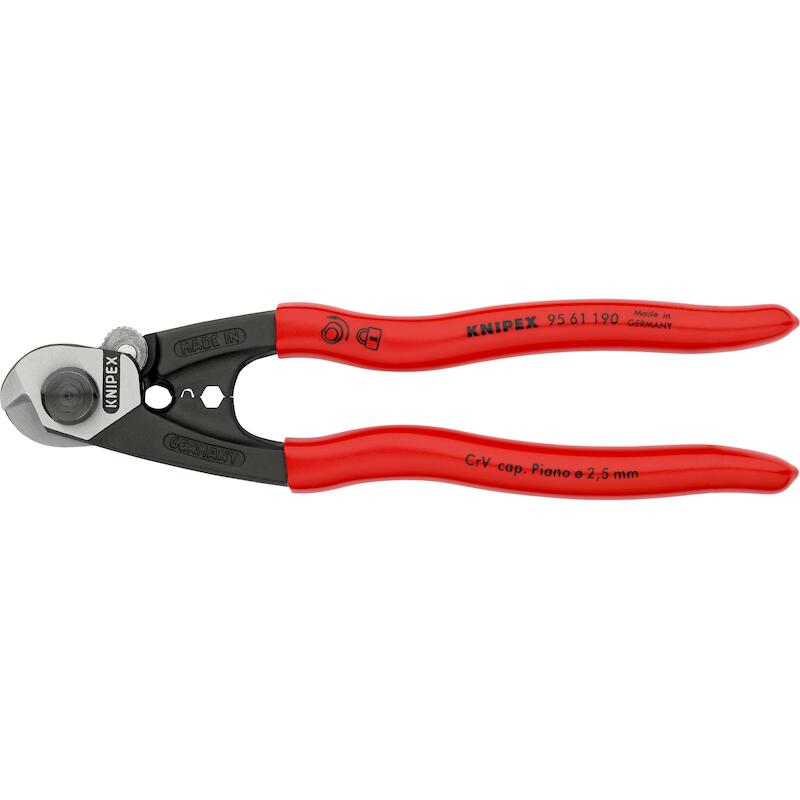 COUPE-CÂBLES ACIER          95 61 - 190MM   KNIPEX