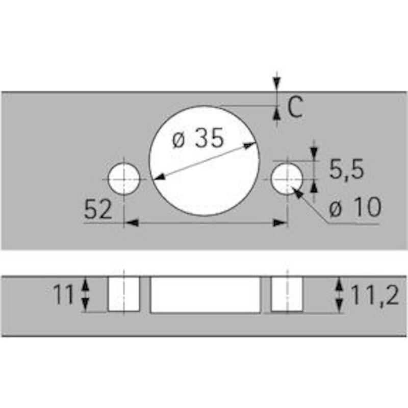 INTERM.9936 W45 PROFIELD.BAS.6MM TH43   HETT-77700