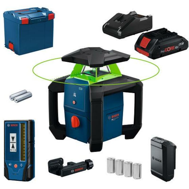 ROTATIELASER 300M 18V/4AH   GRL 18V-3-31 G   BOSCH