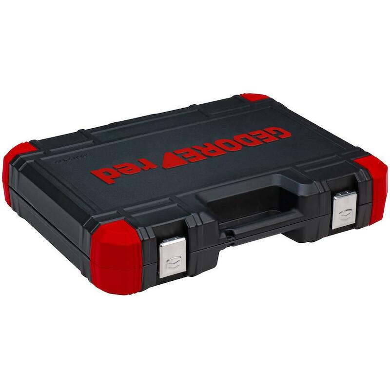 CLÉ CLIQ.+DOU.1/4"+1/2"+3/8 R4560(172PC)GEDORE RED