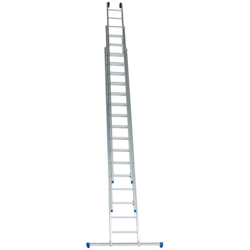 LADDER RECHTE VOET 3X16 SPORTEN D16RB-10,0M SOLIDE