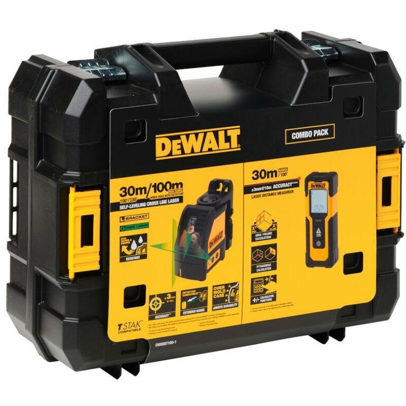 LASER EN CROIX + TÉLÉMÉTRE  DW0887100 (TSTAK)DEWAL